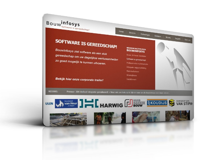 Bouwinfosys, Pluriform partner in de Bouw, Infra en Installatie branche